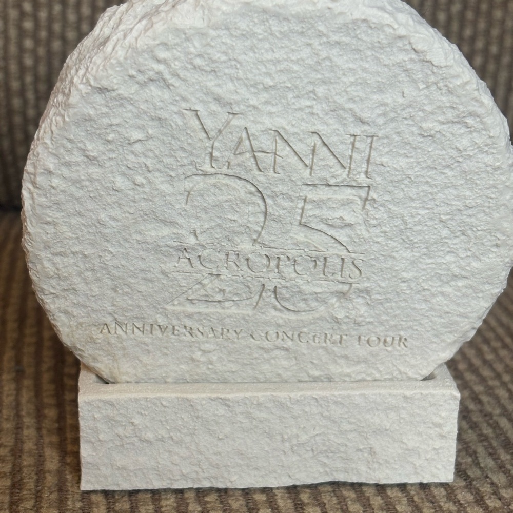 Yanni 25th Anniversary Concert Tour Live at the Acropolis Set of Stone Coasters